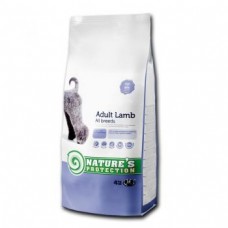 Natures Protection Adult Lamb - селектирана храна с вкусно агнешко за кучета от всички породи над 1.5 години 12 кг.